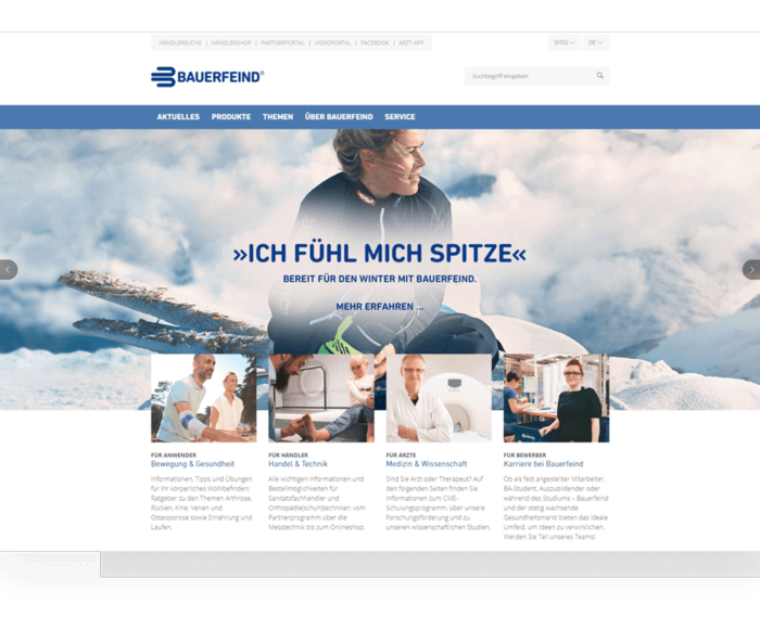 TYPO3 CMS für mehrsprachige Corporate Website
